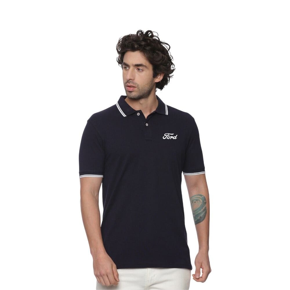 Allen Solly Polo T-shirt Men- Navy Blue